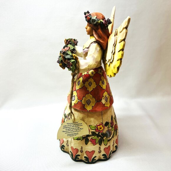 Jim Shore Vintage “Angel of Gratefulness” Heartwood Creek Repaired 2002 - 10" - Picture 4 of 10
